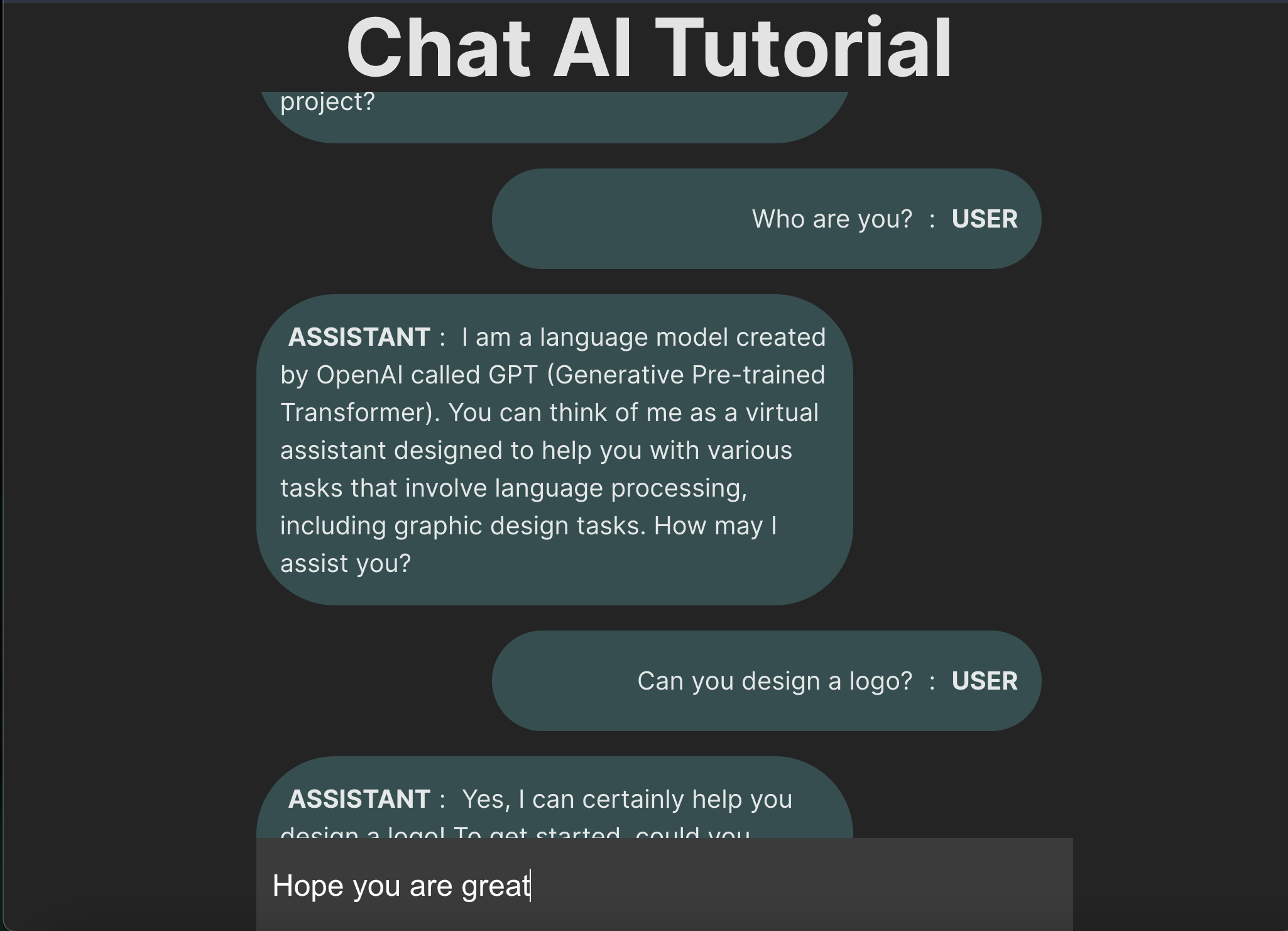 ChatBot Working As Expected with CSS